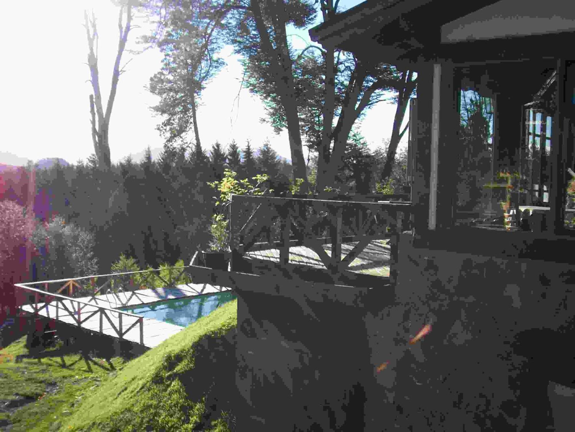 Hosteria Naranjo En Flor Villa La Angostura Bagian luar foto